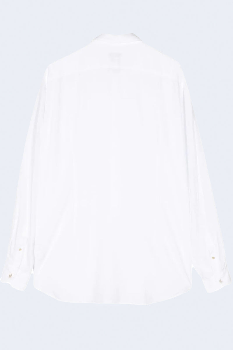 French Collar Shirt in White