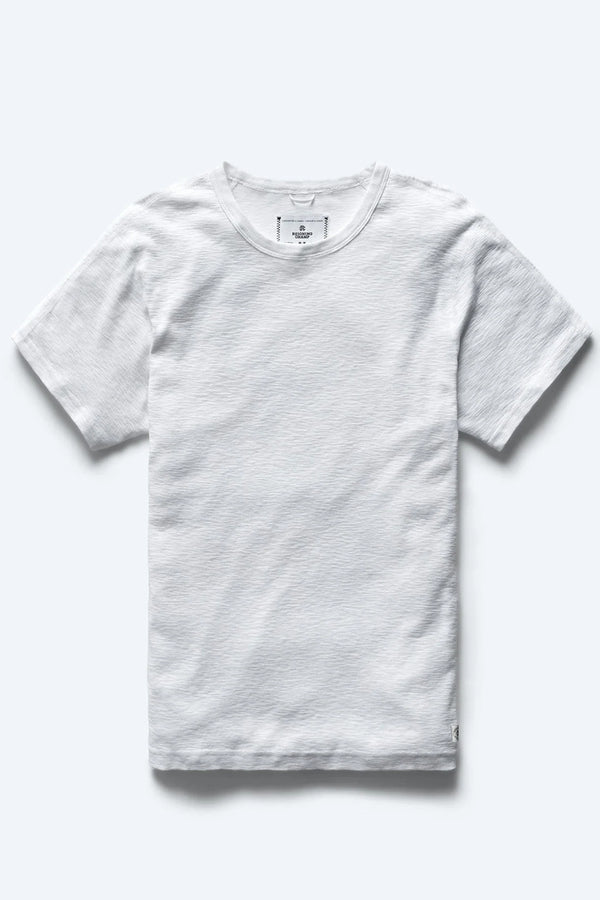 1X1 Slub T-Shirt  in White