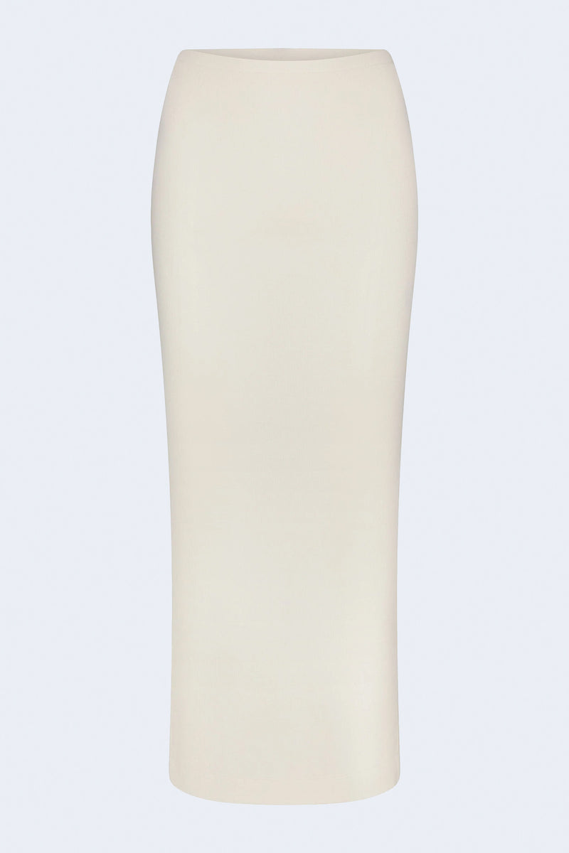 Emma Cashmere Skirt in Cream