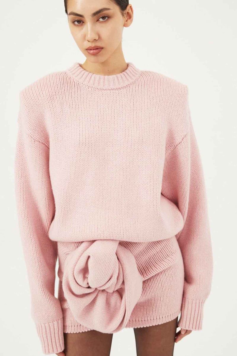 Aw23 Knitwear 10 Skirt in Pink