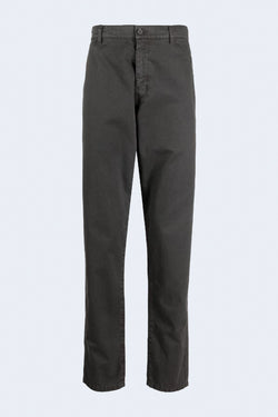 Pantalone Funzionale Gabardina Di Cotone Micro in Grigio Grey