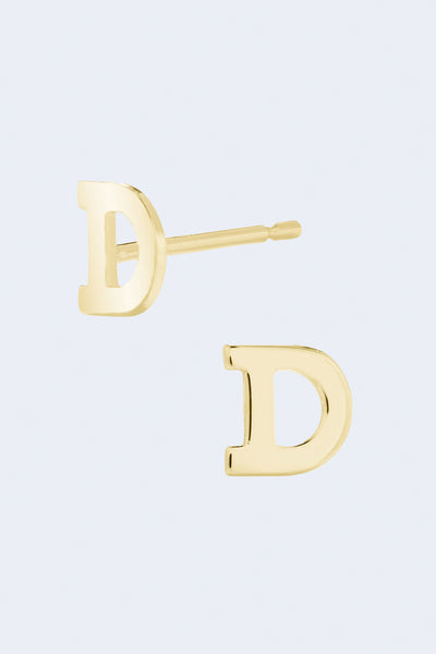 ファッション雑貨・小物その他 +DEINET+ D INITIAL EARRINGS IN GOLD KDTYM4S42111700F d_8727a583-6f50-4377-aedc-