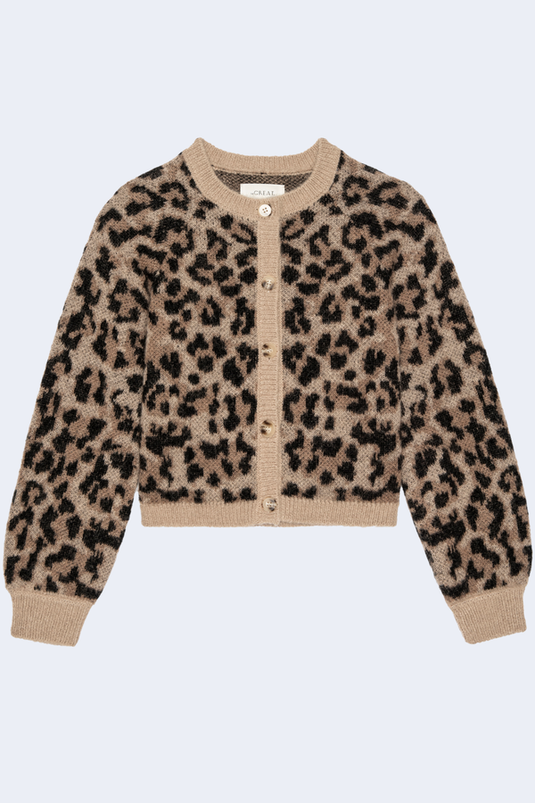 The Windsor Cardigan in Leopard