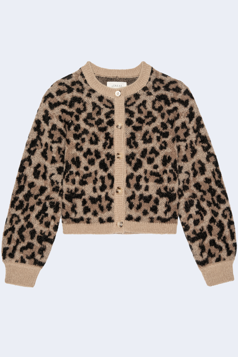 The Windsor Cardigan in Leopard