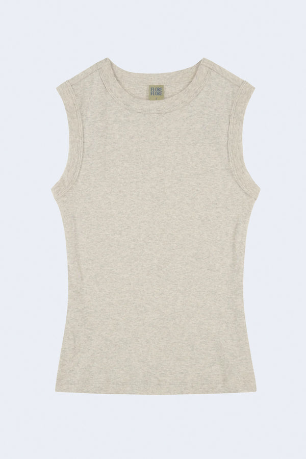 Esme Tank in Heather Grey