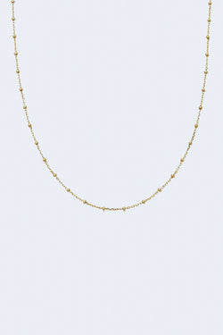 Spherical 14K Yellow Gold Chain