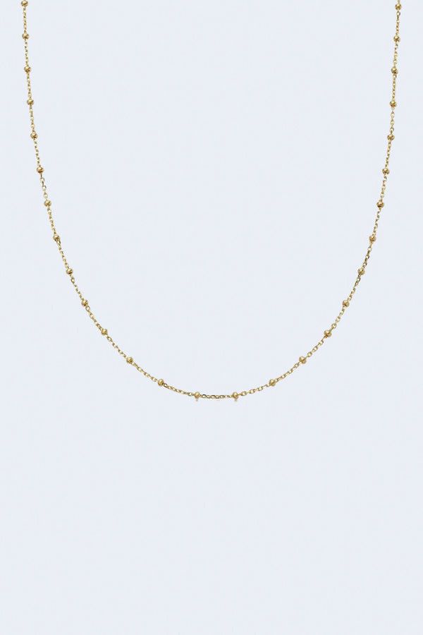 Spherical 14K Yellow Gold Chain