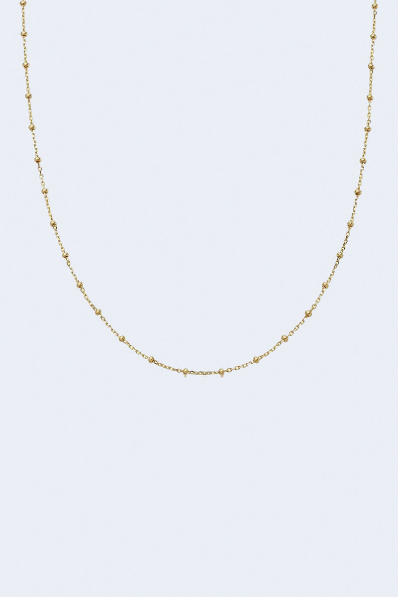 Spherical 14K Yellow Gold Chain