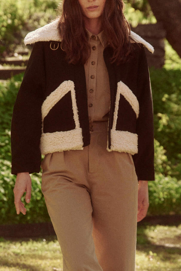 The Peak Coat in Black