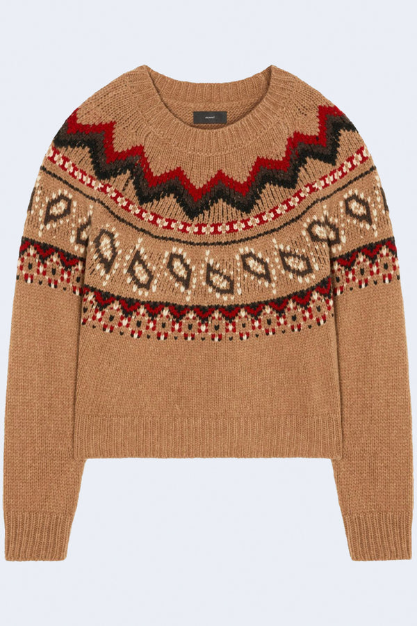 Antarctic Circle Sweater in Luli Brown Multi