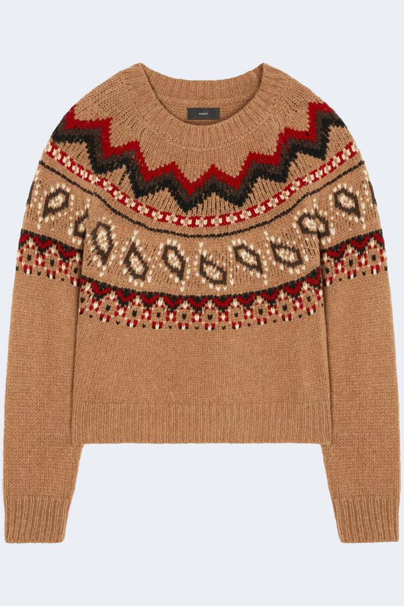 Antarctic Circle Sweater in Luli Brown Multi