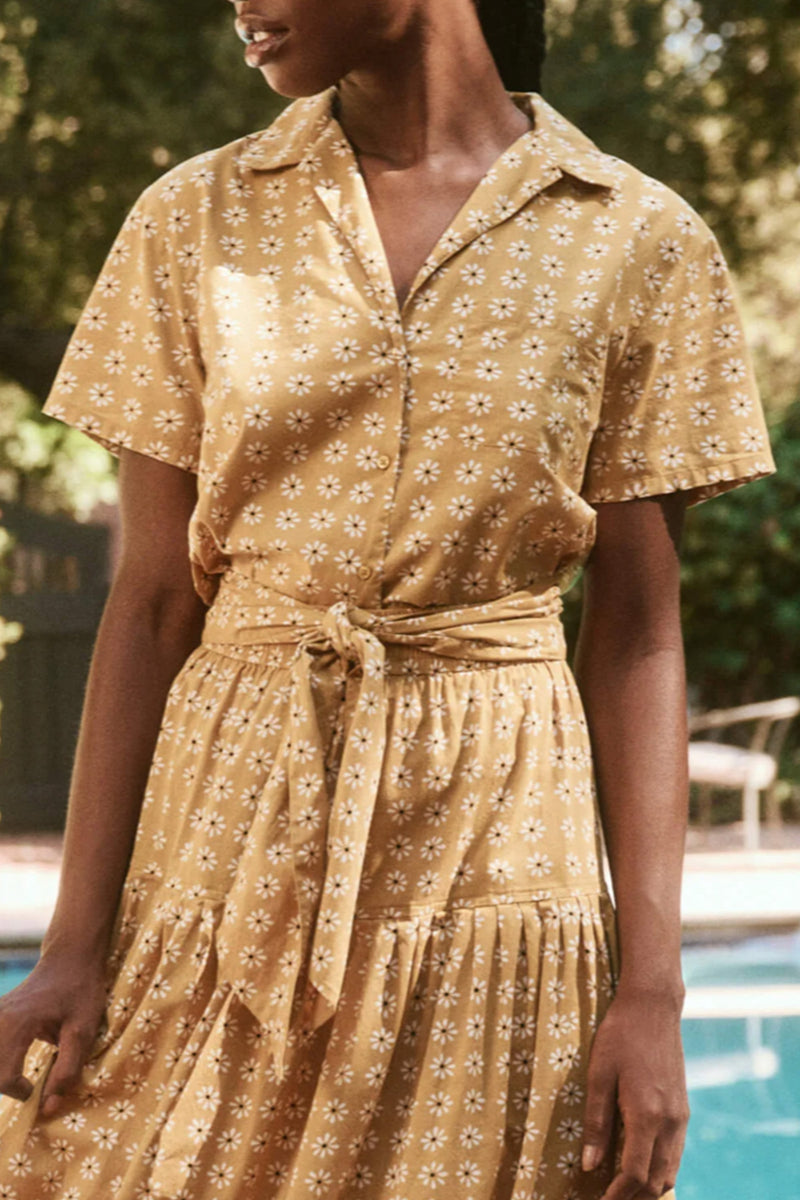 The Tourist Top in Honeycomb Bandana Floral