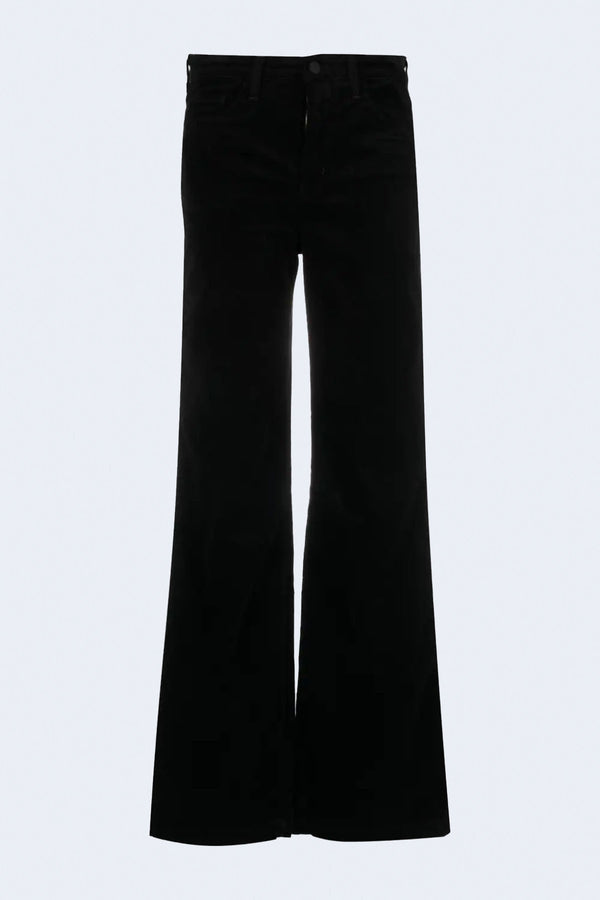Clayton High Rise Wide Leg Jean in Noir