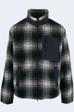 Sherpa Zip-Up in Hombre Grey