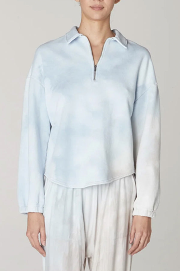 Milo Top in Blue Taupe