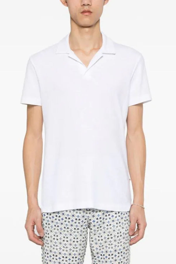 Felix Cm Short Sleeve Polo in White