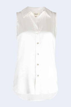 Emmy Sleeveless Blouse in Ivory