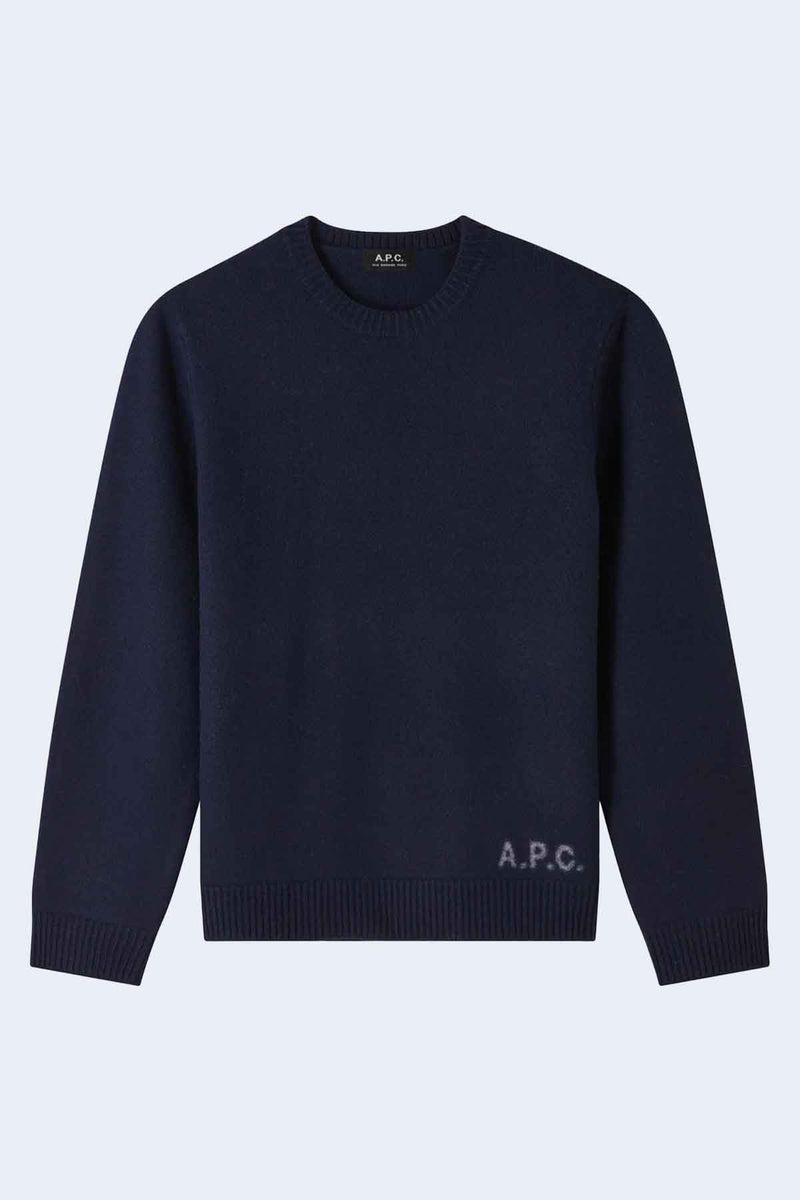 Pullover Edward in Dark Navy/Camel
