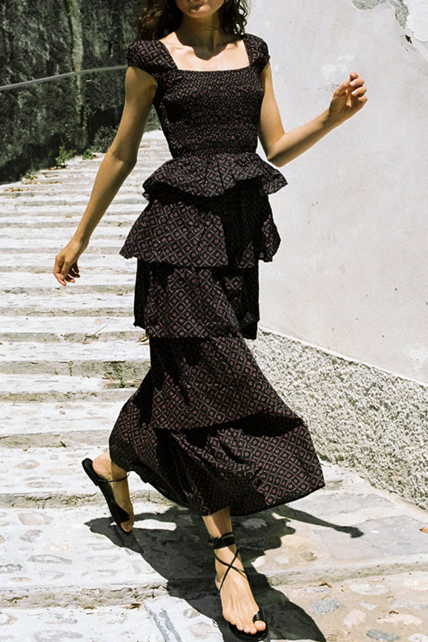Catalina Dress in Currant
