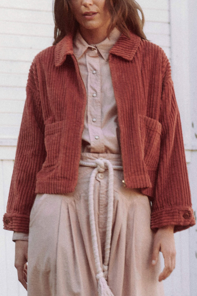 The Mechanic Jacket in Light Strawberry Jam