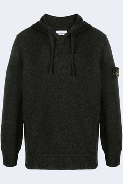 Maglia Hoodie in Black