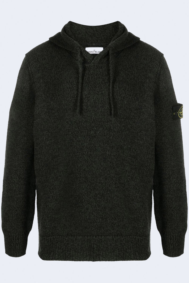 Maglia Hoodie in Black