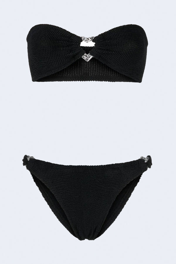 Nicole Bikini in Black/Silver