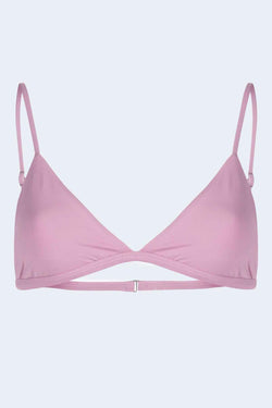 The Classic Triangle Bikini Top in Orchid