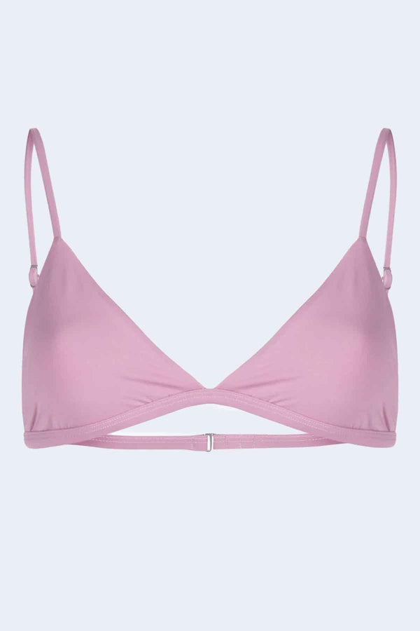 The Classic Triangle Bikini Top in Orchid