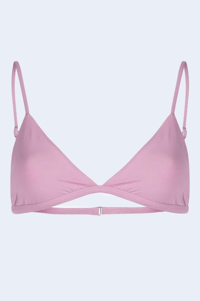 The Classic Triangle Bikini Top in Orchid