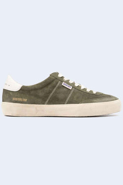 Men's Soul-Star Nappa Upper Bio Based Hf Tongue Leather Heel in Olive Green White Milk