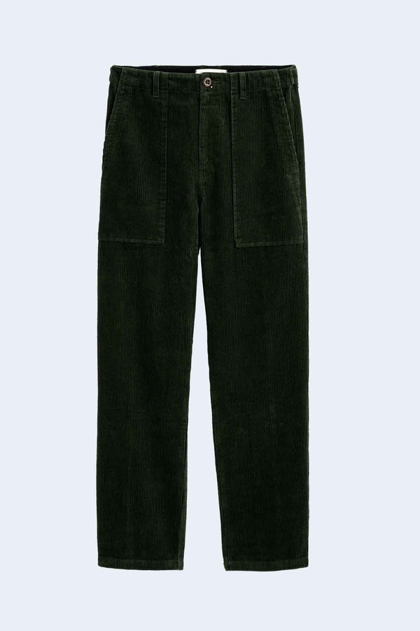 Women's Neil Straight Leg Pant In Corduroy in Forest