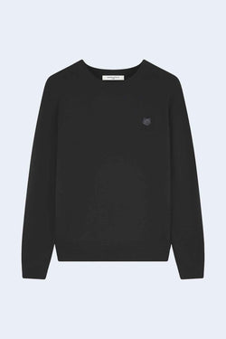 Fox Head Patch Regular Jumper in Black