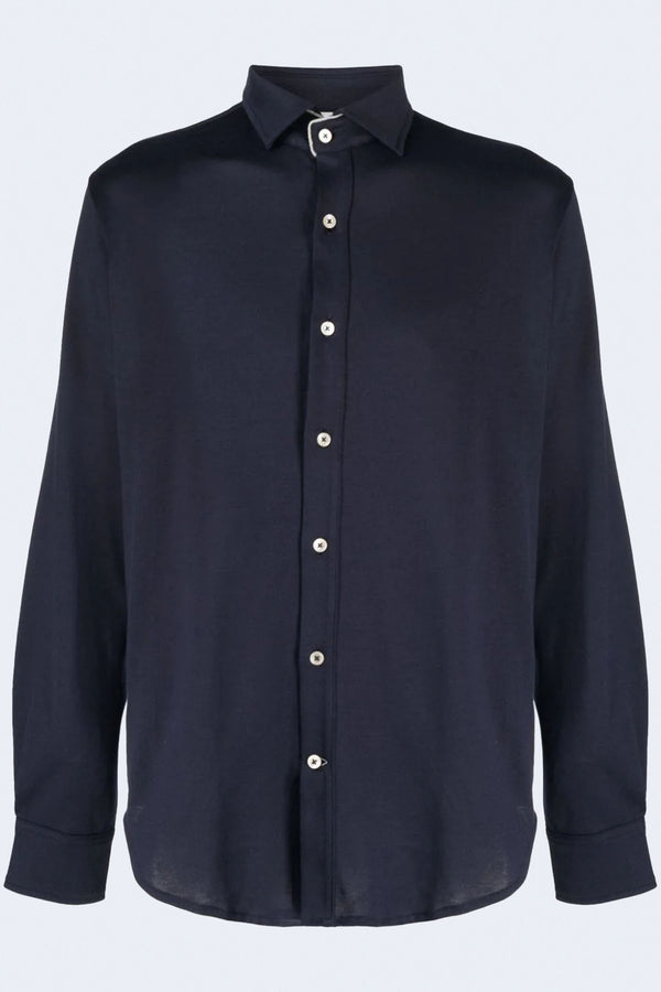 Long Sleeve Iconic Shirt in Blue