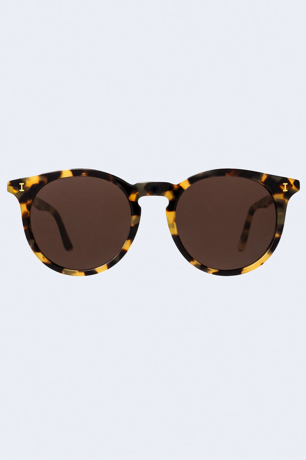 Sterling Brown Flat Lens Sunglasses in Tortoise