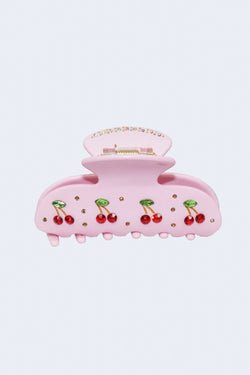 Sweetheart Clip in Pink Cherry Pie
