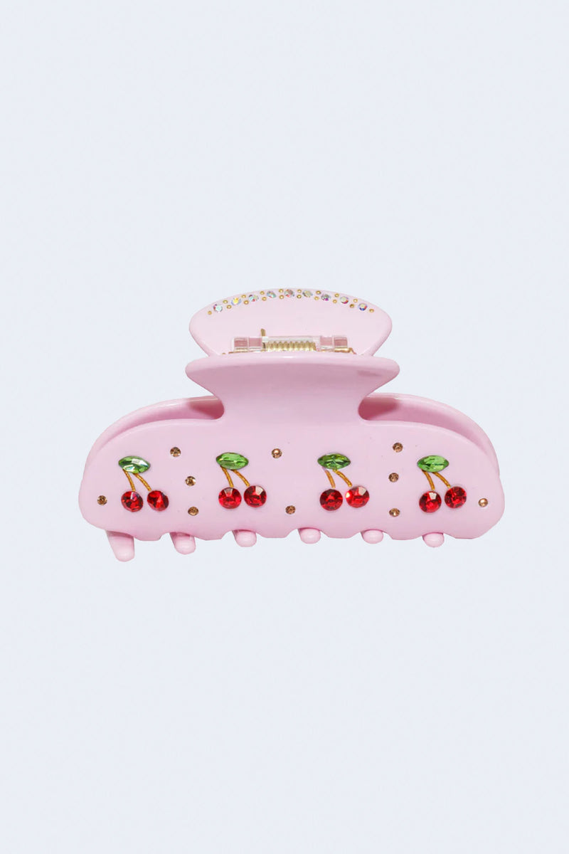 Sweetheart Clip in Pink Cherry Pie
