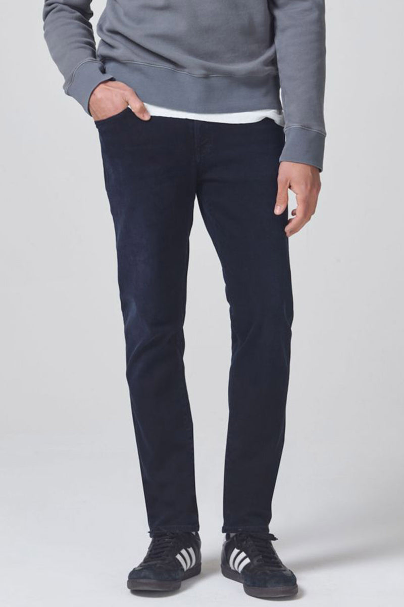 Men's London Jean in Hyde in Dark Indigo