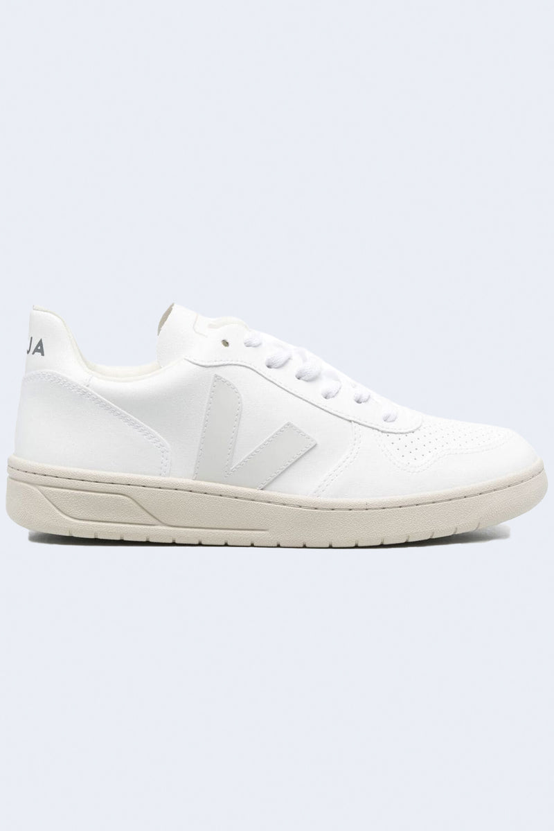 Men's V-10 Cwl Sneaker in Full-White