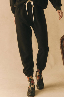 The Stadium Sweatpant in Almost Black