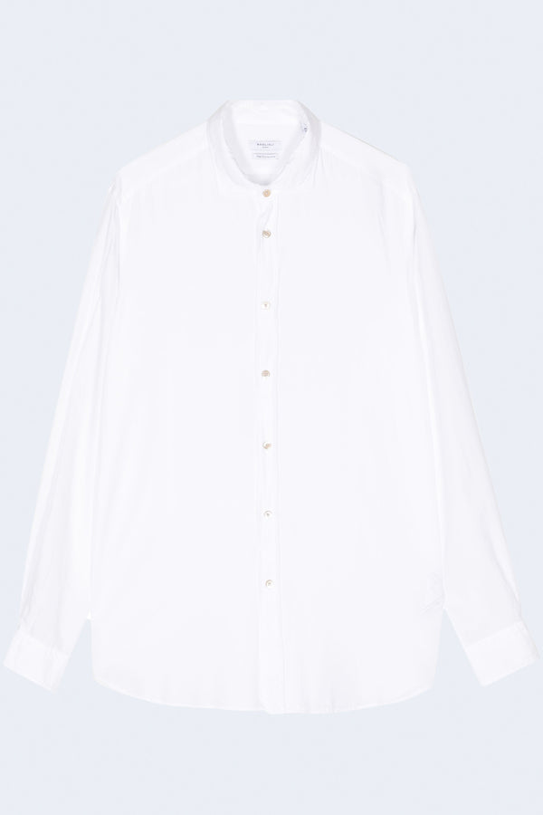 French Collar Shirt in White