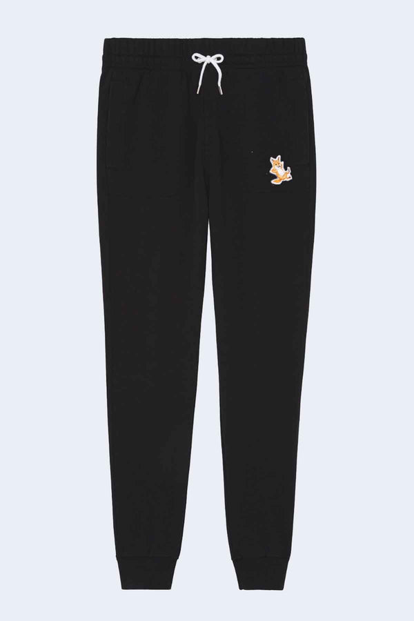 Chillax Fox Patch Classic Jog Pants in Black