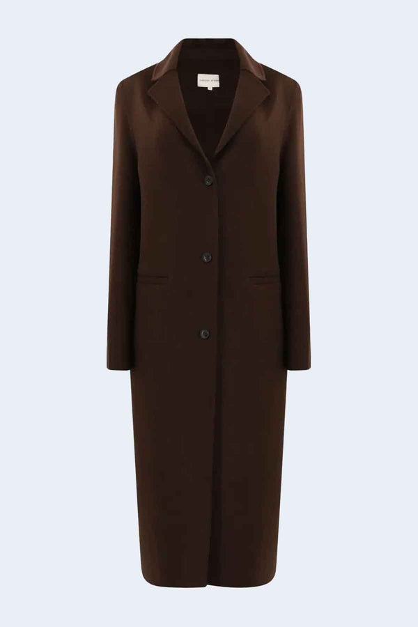Mill Long Coat in Brown