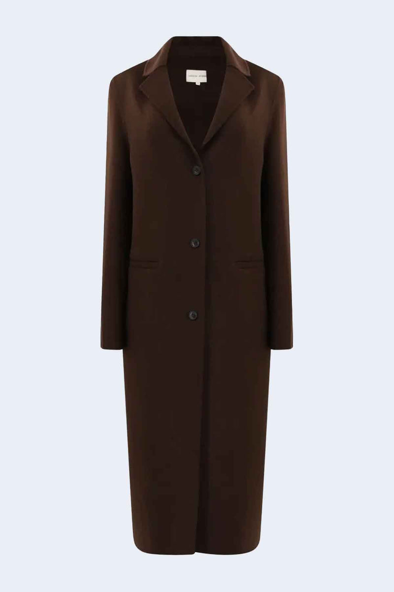 Mill Long Coat in Brown