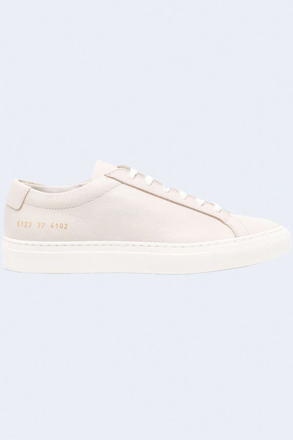 Women's Achilles Nubuck Leather Sneaker in Off White