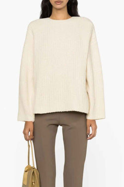 Lola Wool Sweater in Ivory