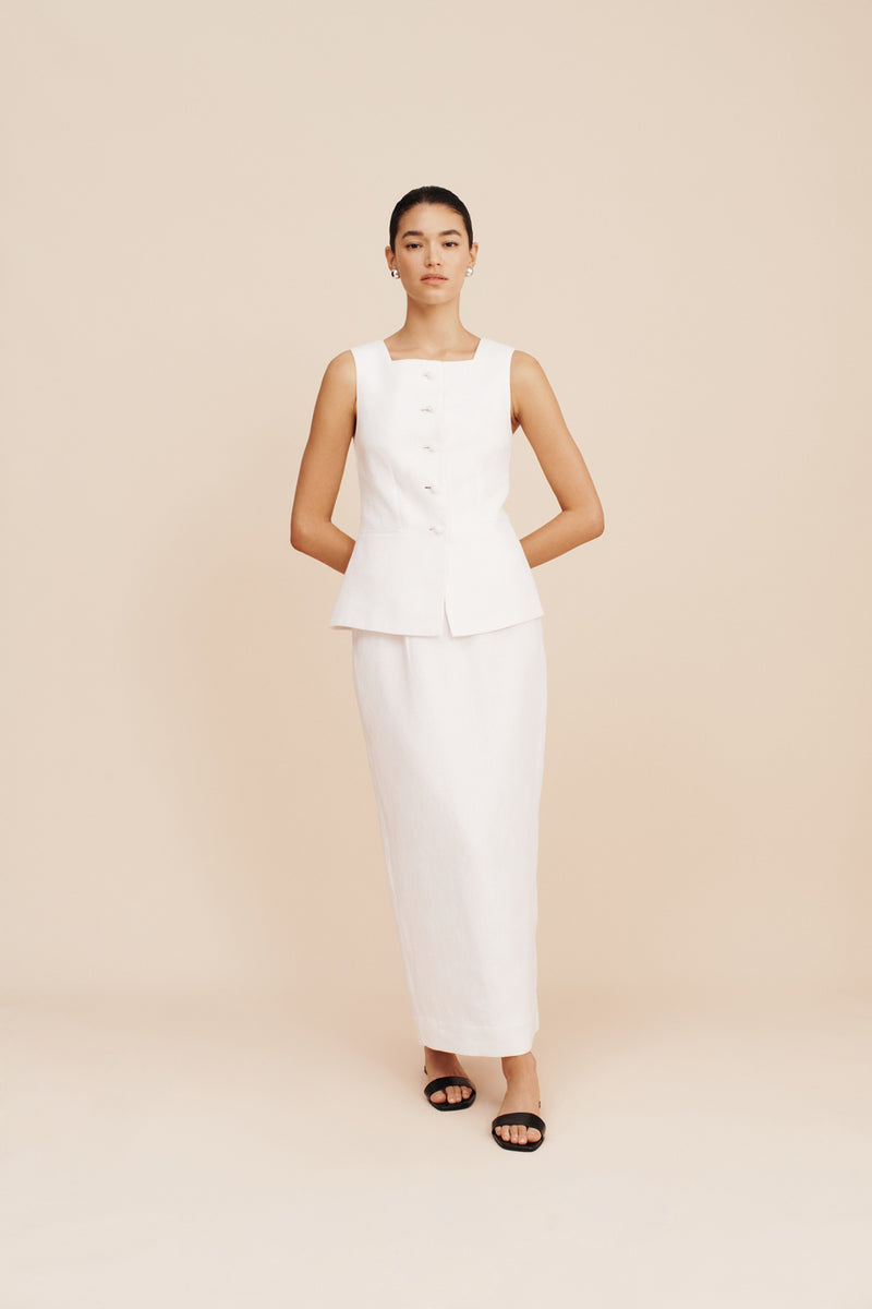 Rio Vest in Ivory