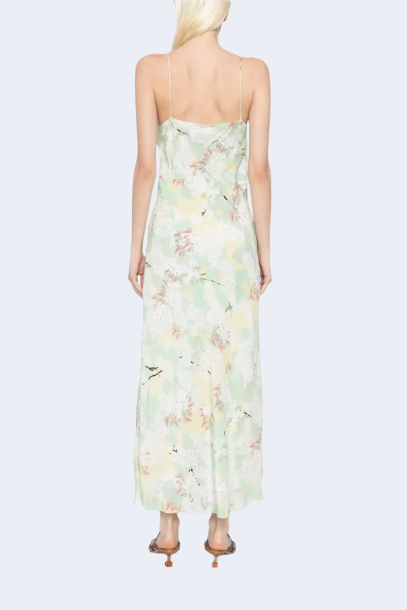 Jeanette Slip Dress in Soft Yellow Jasmine