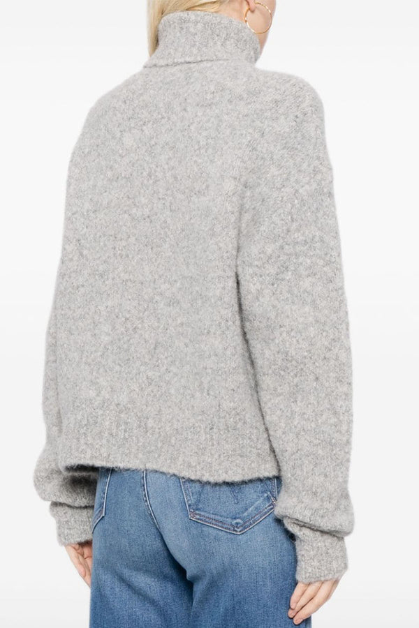 Sierra Sweater in Light Grey Melange