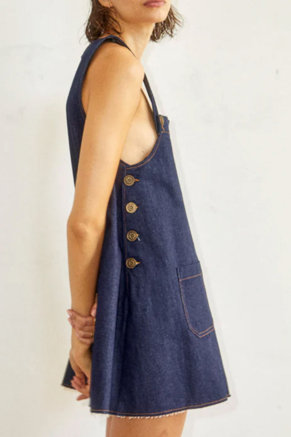 Denim Lilly B Dress in Blue